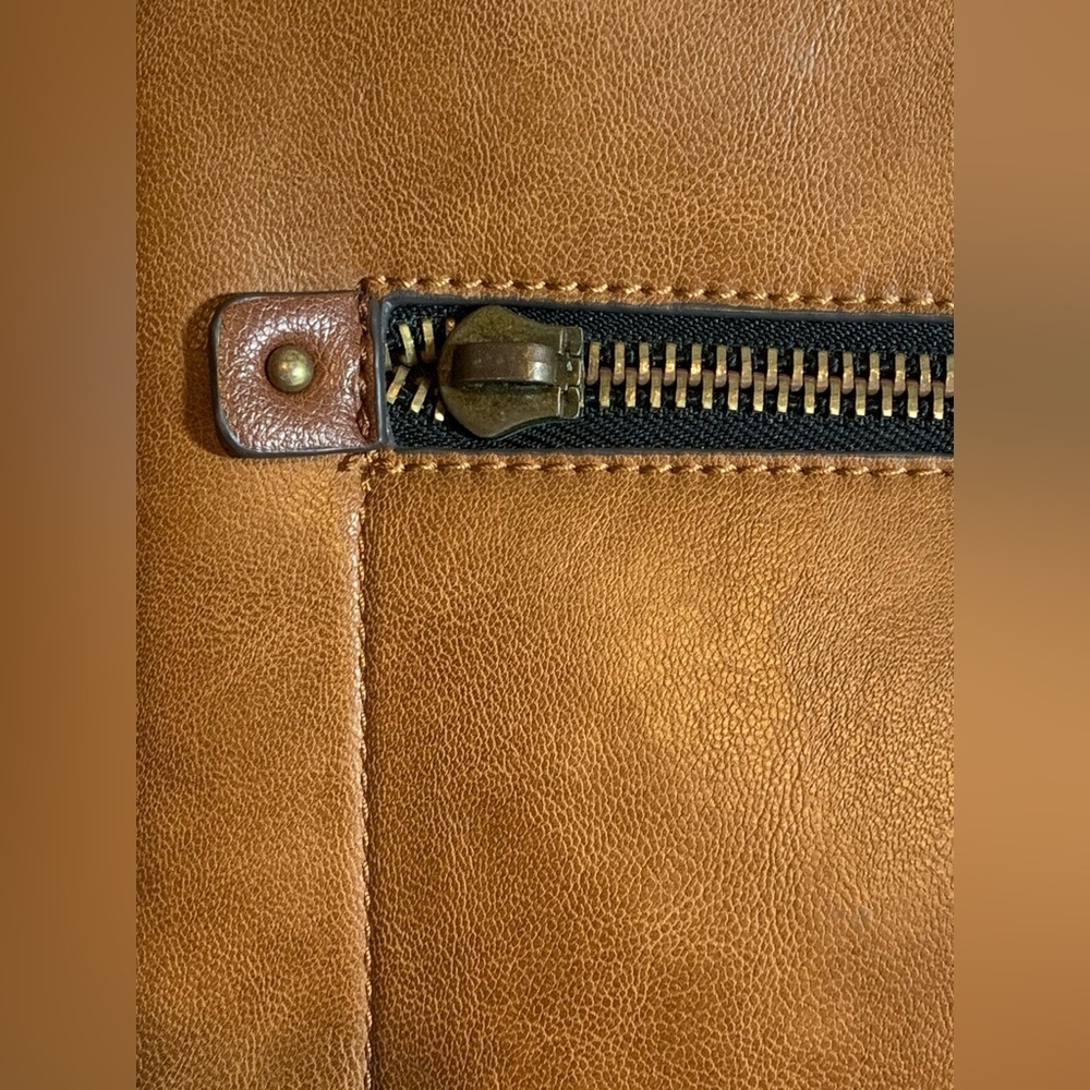 Aldo brown crossbody messenger bag - Picture 2 of 13